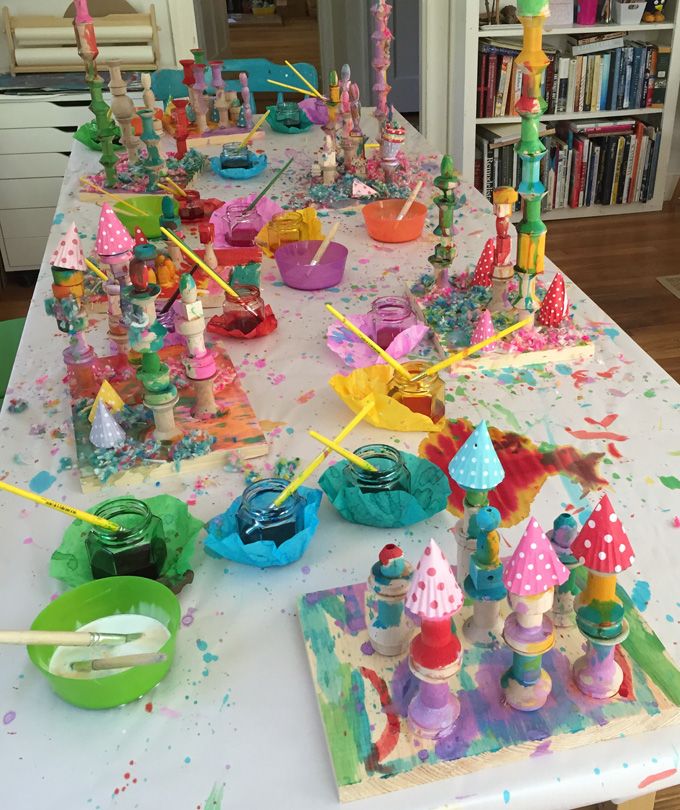 Ahşap Oyuncak Boyama Atölyesi