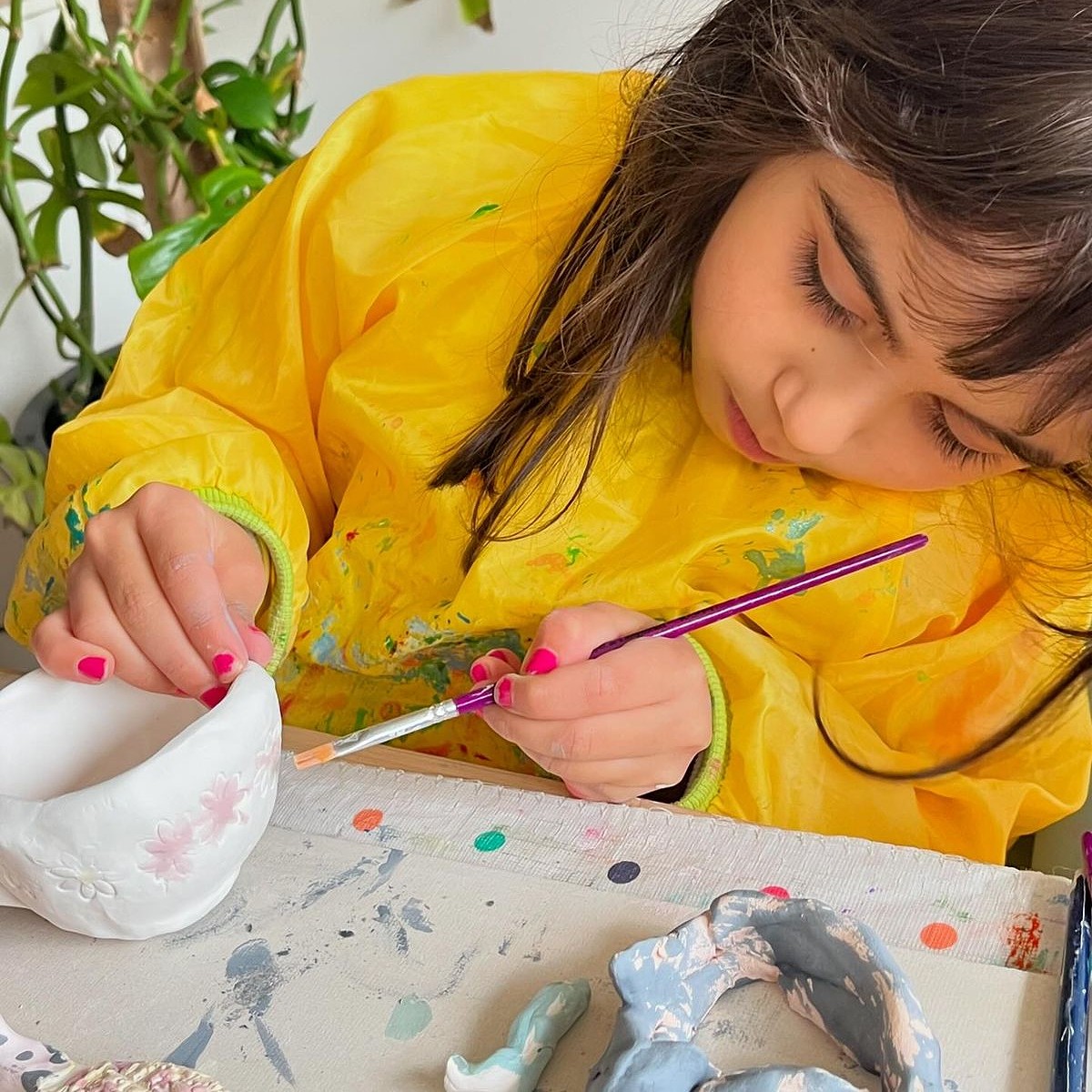 Çocuk Seramik Tabak Boyama