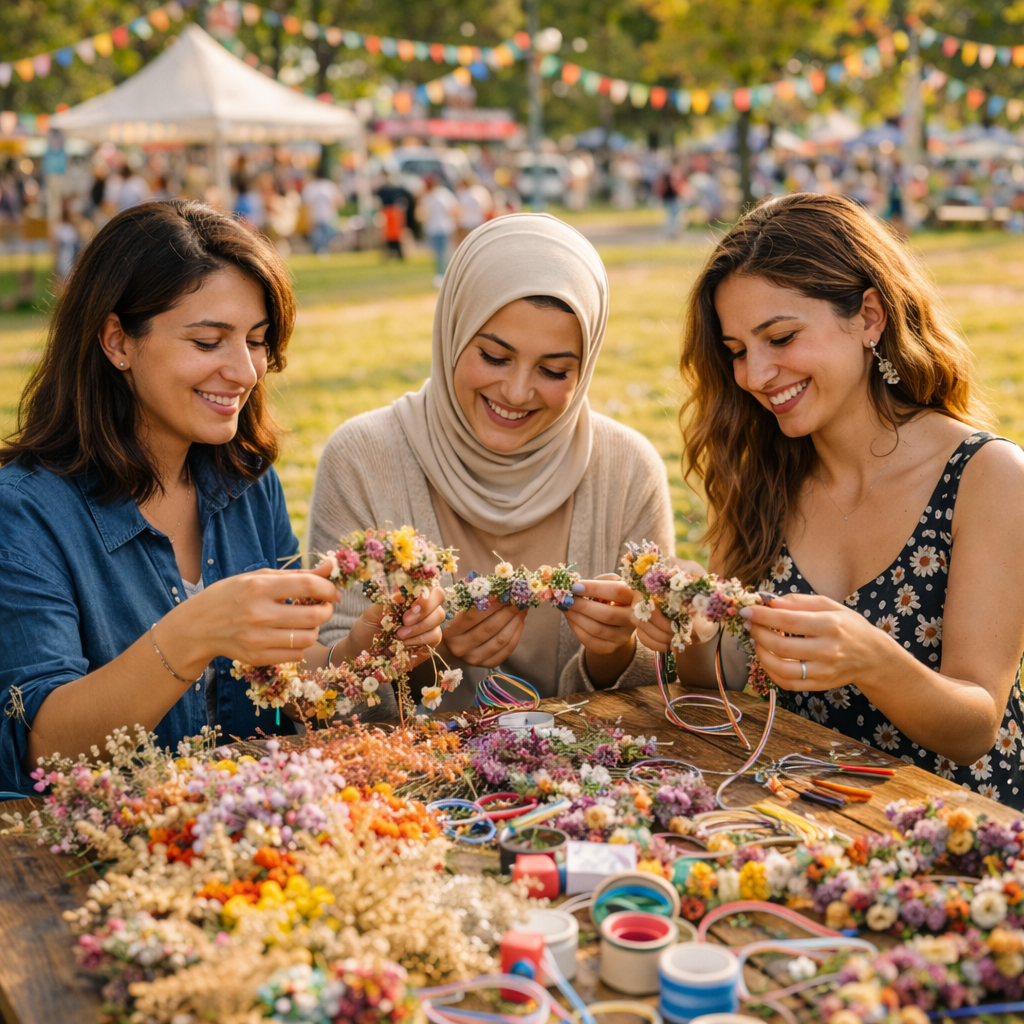Çiçek Taç Tasarım Atölyesi
