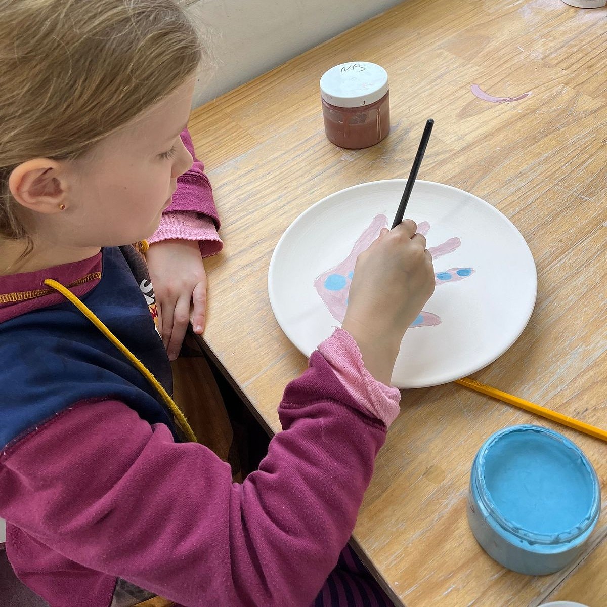 Çocuk Seramik Tabak Boyama