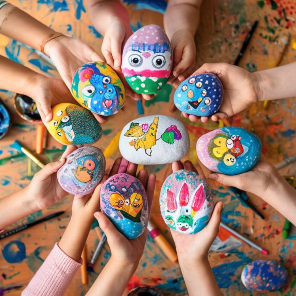 Çocuk Taş Boyama Atölyesi