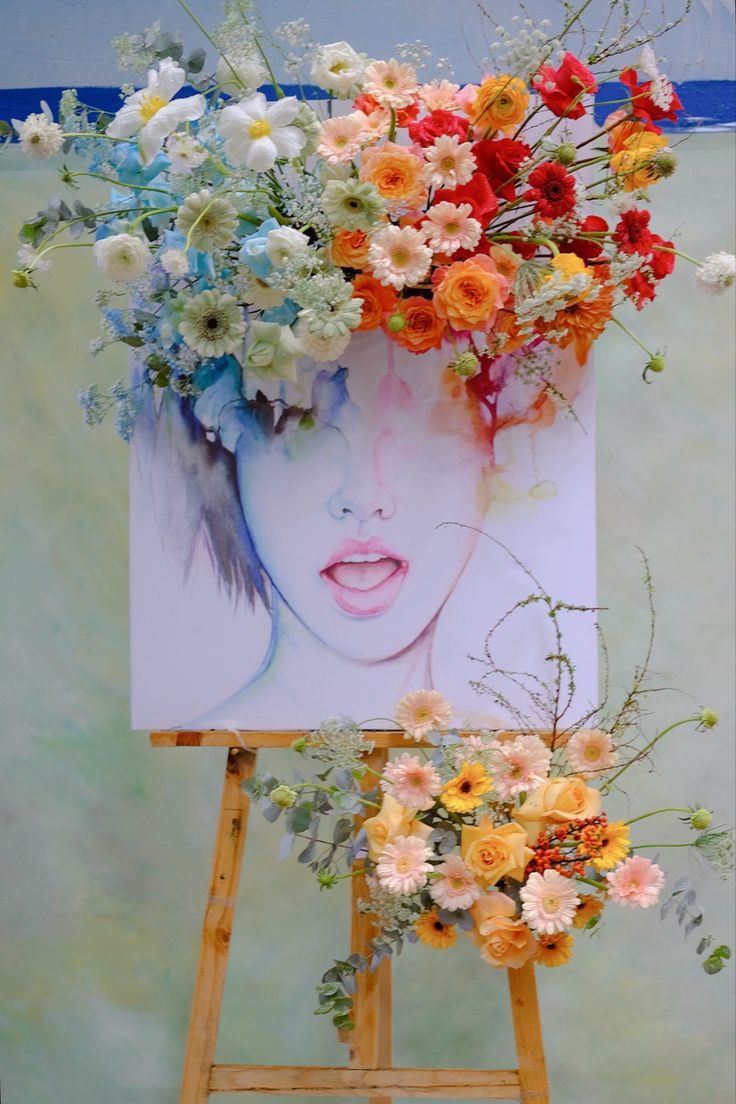 Çiçek Tablo Tasarımı Atölyesi