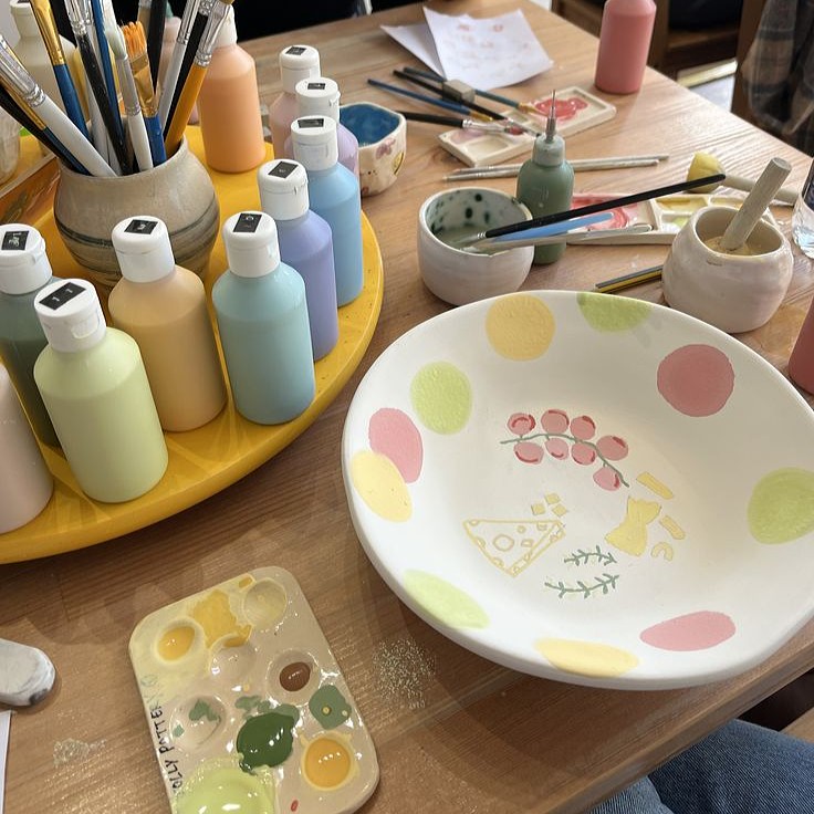 Çocuk Seramik Tabak Boyama